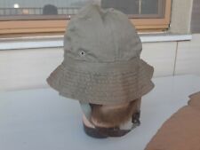 old vintage Israel Authentic Khaki Cotton Kova Tembel  כובע טמבל old hat for sale  Shipping to South Africa