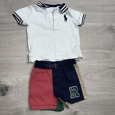 Ralph LAUREN Bebé Niño camiseta y pantalón corto de segunda mano  Embacar hacia Spain