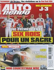 Occasion, AUTO HEBDO n°1848 14/03/2012 WRC MEXIQUE MINI COUNTRYMAN WRC RED BULL RB8 d'occasion  Colombes