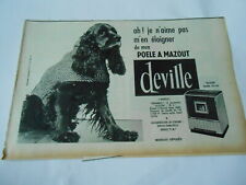 Publicité 1962 poeles d'occasion  La Verpillière