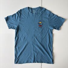 Camiseta masculina Rip Curl manga curta azul grande The Search ajuste padrão logotipo camiseta comprar usado  Enviando para Brazil