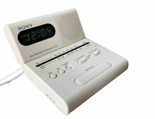 Vintage Retro Branco Sony Dream Machine Relógio Digital Duplo Despertador Rádio MONTÁVEL comprar usado  Enviando para Brazil