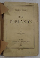 Usado, VICTOR HUGO Han D'Islande REIMPRESSÃO EDIÇÃO 1858 Embalagens Impressas Originais RARAS comprar usado  Enviando para Brazil