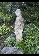 Stone weathered lady for sale  COBHAM