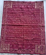 Latin verse woven for sale  WIGTON