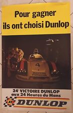 Affiche dunlop 1977 d'occasion  Le Mans