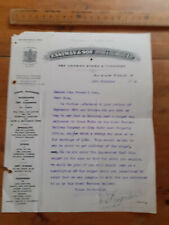 Tapete 1911 Eastman & Co Dyers & Cleaners Acton Vale carta GWR Lost Property comprar usado  Enviando para Brazil