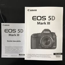 Original Canon eos 5d mark III user manual in ITALIANO. d'occasion  Pessac