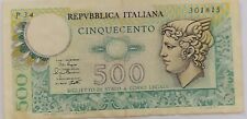 Carta moneta 500 usato  Cisterna Di Latina