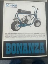 Bonanza Mini Bike brouchre original BC1200, usado comprar usado  Enviando para Brazil