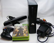 Xbox 360 S 1439 Console Kinect Bundle , 3 Games, 1 Controller + Cables, used for sale  Shipping to South Africa