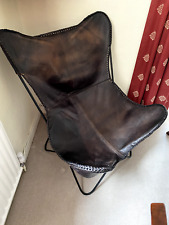 Butterfly leather chair for sale  BROMSGROVE