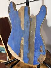 Corpo de porta de abeto recuperado Barncaster projeto de guitarra elétrica estilo Strat áspero, usado comprar usado  Enviando para Brazil