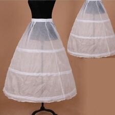 Women's A-Line 3 Hoop Petticoat Wedding Slips Crinoline Underskirt for Ball Gown, used for sale  Shipping to South Africa