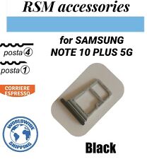 SIM card tray Samsung Note 10+plus 5G slot carrello scheda tiroir tarjeta vassoi usato  Italia
