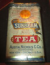 Vintage Tin, Sunbeam Tea Austin Nichols & Co. for sale  Shipping to South Africa