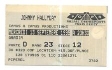 RARE / TICKET BILLET DE CONCERT - JOHNNY HALLYDAY LIVE A PARIS BERCY FRANCE 1995 d'occasion  Clermont-Ferrand-