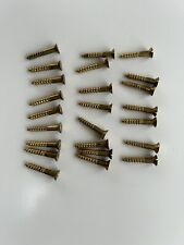 Slotted brass screws for sale  DAVENTRY