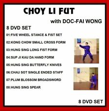 Conjunto de DVD Choy Li Fut Kung Fu 8 WuShu Shaolin Hung Gar lay lee formas e armas comprar usado  Enviando para Brazil