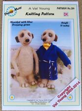 Meerkat toy knitting for sale  BROUGH