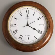 Smith Enfield Reloj Colgante de Pared Madera Grande 16" Números Romanos Analógico -CP segunda mano  Embacar hacia Mexico