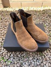 Rolling Dub Trio "Stan" Boots  Dark Beige Suede Size 8H EUC, used for sale  Shipping to South Africa