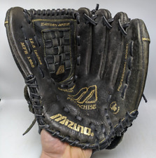 Luva de beisebol MIZUNO MFR 1255 arremessador mão direita 12,5" couro preto, usado comprar usado  Enviando para Brazil