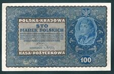 Poland – 1919, 100 Marek „Polska Krajowa Kasa Pożyczkowa” Pick #27 - Banknot, używany na sprzedaż  Wysyłka do Poland