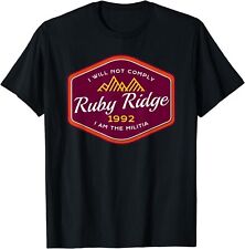 NEW LIMITED Remember Ruby Ridge 1992 I Will Not Comply T-Shirt, used for sale  Shipping to South Africa