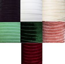 Velvet ribbon 10mm for sale  WIDNES