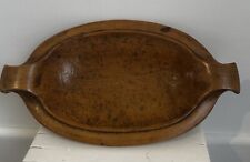 tigela de madeira vintage esculpida à mão, usado comprar usado  Enviando para Brazil