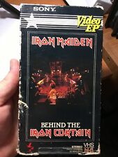 Fita de vídeo VHS Iron Maiden Behind the Iron Curtain - OOP! comprar usado  Enviando para Brazil