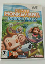 SUPER MONKEYBALL BANANA BLITZ WII PAL FR WII COMPLET TRES BON ETAT comprar usado  Enviando para Brazil