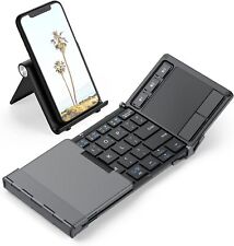 iClever Teclado Plegable Bluetooth USB Touchpad IC-BK08 Negro segunda mano  Embacar hacia Argentina