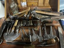 vintage leather tools for sale  HALESOWEN