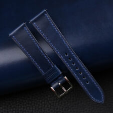 Navy Shell Cordovan Leather Watch Strap Band 18mm 19mm 20mm 21mm 22mm 23mm for sale  Shipping to South Africa