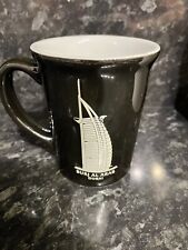 Burj Al Arab Hotel Dubai Coffee Mug Black and White with Graphic of Building for sale  Shipping to South Africa