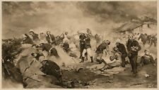 120+y Old BUTLER Print ZULU WAR Military History Battle Defence of Rorke's Drift for sale  CANNOCK
