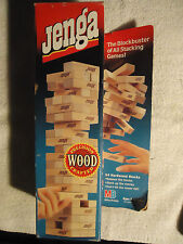 Blocos de madeira Jenga Blockbuster de todos os jogos de empilhamento Milton Bradley comprar usado  Enviando para Brazil
