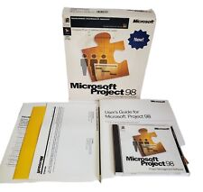 Microsoft Project 98 Software With CD Product Key Included, used for sale  Shipping to South Africa