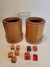 Leather stitched dice for sale  Humble