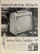 Usado, Vintage 1958 '59 Philco Slender "Brief Case" TV Portátil Impressão Anúncio comprar usado  Enviando para Brazil