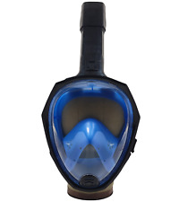 Máscara de snorkel unisex para adultos cara completa negra/azul talla L/XL segunda mano  Embacar hacia Mexico
