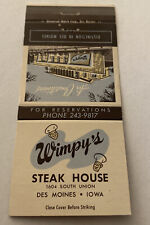 Vintage matchbook cover for sale  Ontario
