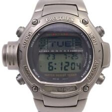 Relógio masculino Casio Protrek duplo sensor quartzo titânio PRT-3000-7 funcionando comprar usado  Enviando para Brazil