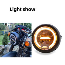 Usado, Farol de LED redondo 5,75" 5 3/4" projetor selado feixe alto/baixo para motocicleta comprar usado  Enviando para Brazil