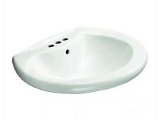 Glacier Bay Shelburne 20.20 in. Pedestal Sink Basin in White for sale  Shipping to South Africa