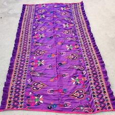 Used, 125" x 64" Vintage Rabari Boho Embroidery Ethnic Tapestry Tribal Wall Hanging for sale  Shipping to South Africa