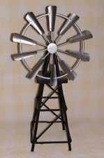 Used, Small Metal Windmill Decor - Does not Move - Fairy Garden Display 5.5" Tall for sale  Shipping to South Africa