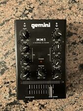 Gemini MM1 2 Channel DJ Mixer for sale  Shipping to South Africa